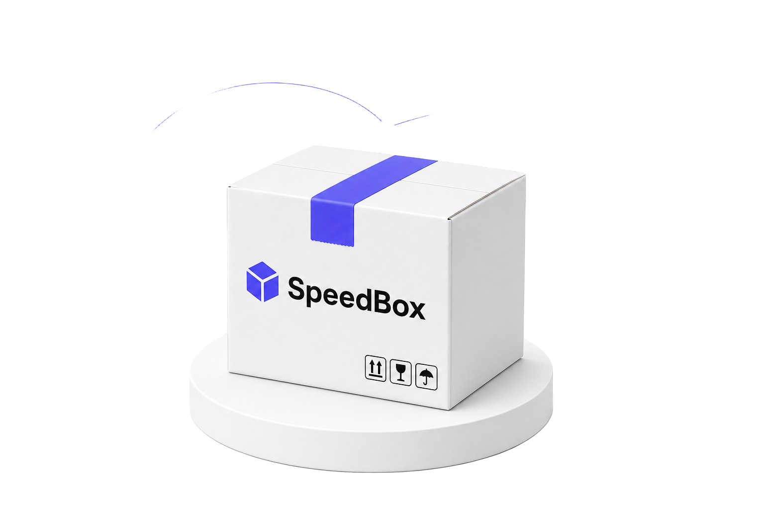 SpeedBox parcel ready to ship across borders